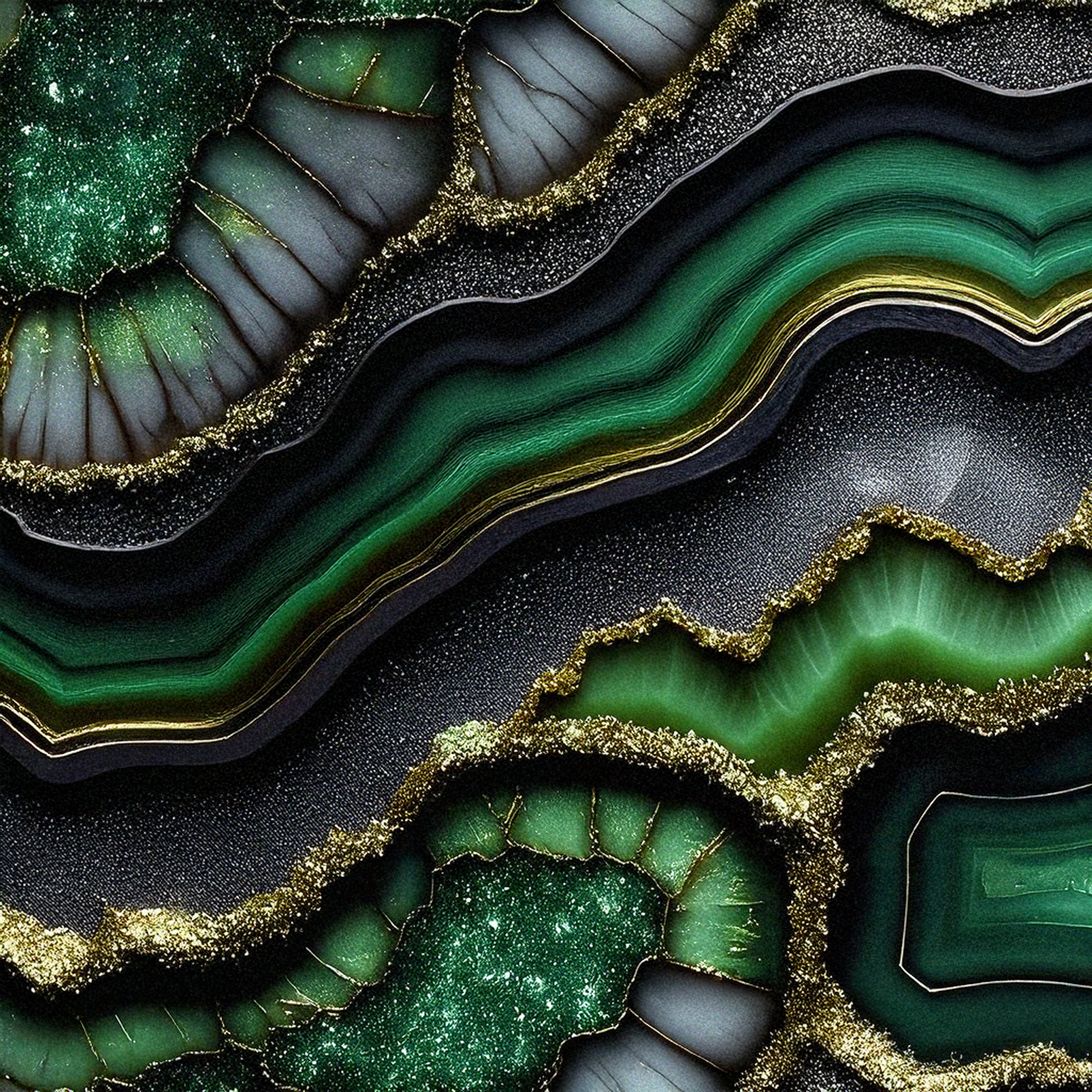 Forest Paradise Geode Texture