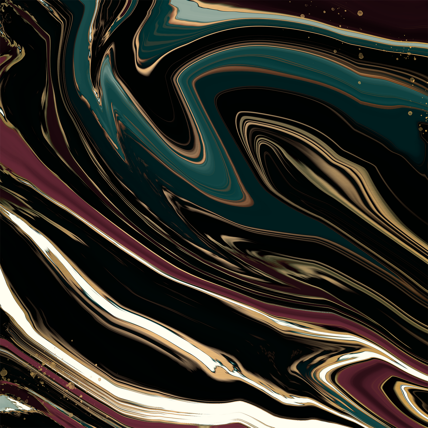 Serenity Paradise Alcohol Ink