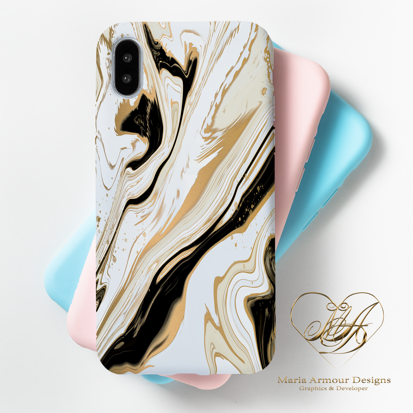 Cookies and Cream Paradise Alcohol Ink