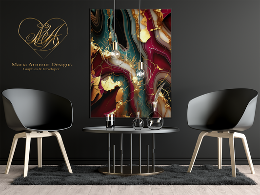 Serenity Alcohol Ink Realism