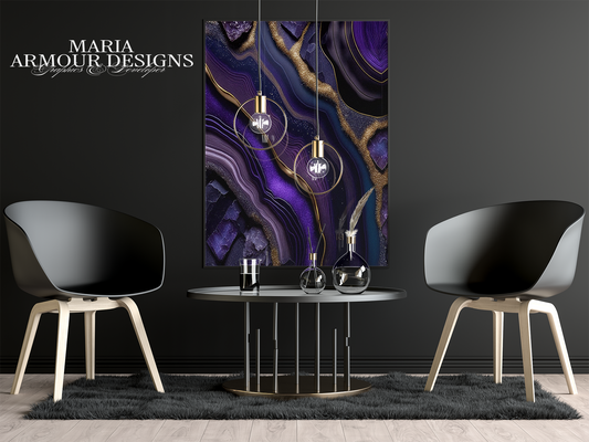 Amethyst Paradise Geode Texture