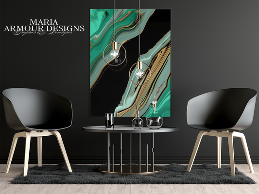 Deep Abyss Alcohol Ink