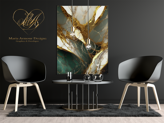 Forest Paradise Alcohol Ink Realism