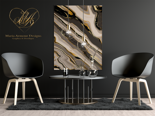 Grey Tundra Paradise Alcohol Ink