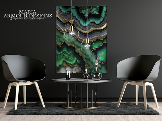 Forest Paradise Geode Texture