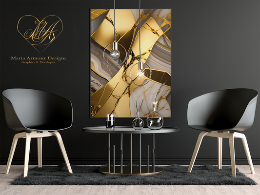 Grey Tundra Alcohol Ink Realism