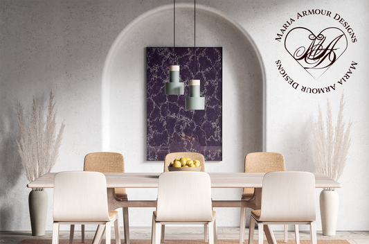 Purple Marble 3D Realism