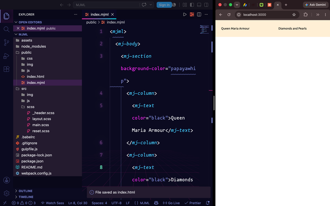 MJML Framework Part One