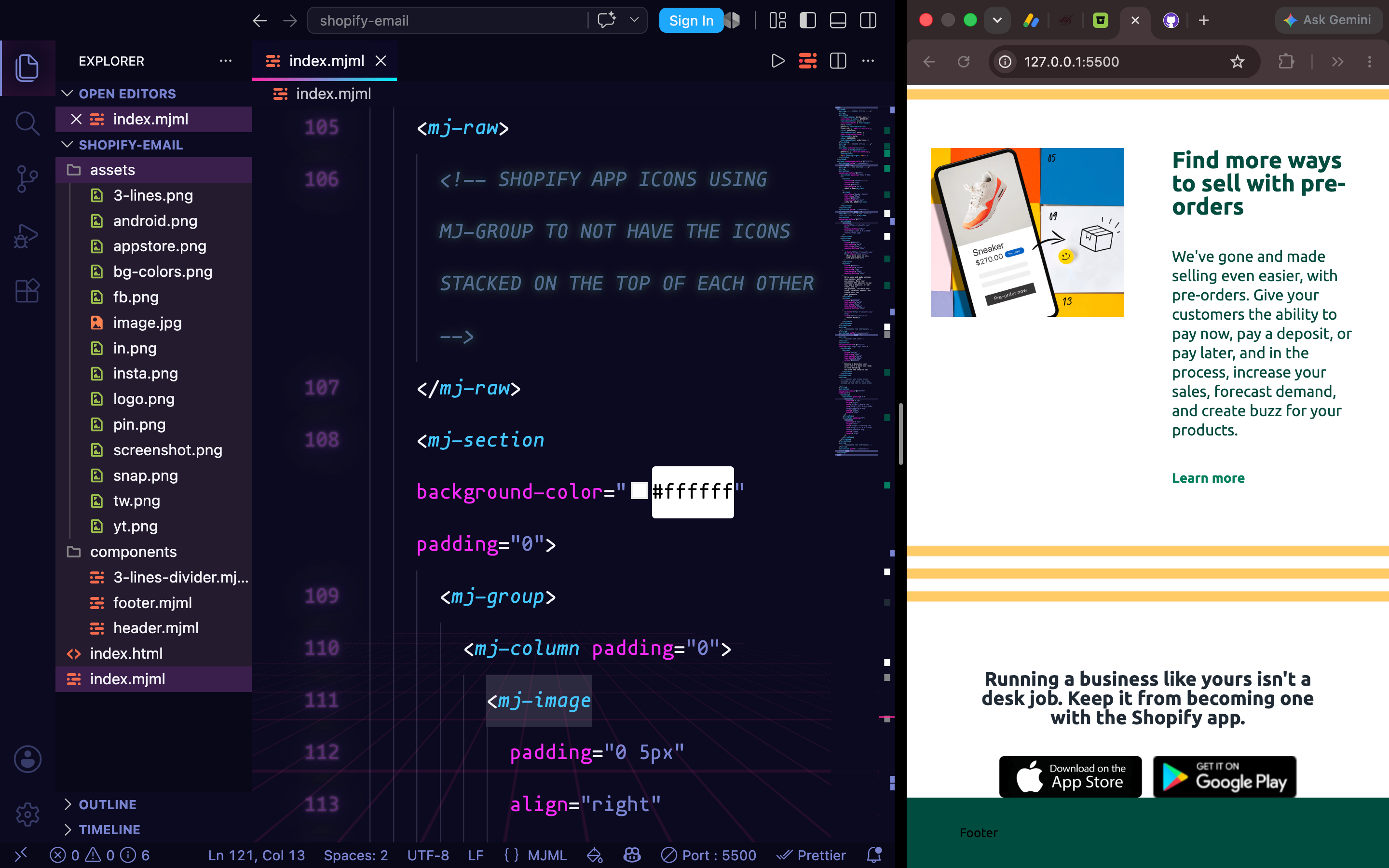 MJML Framework Part Seven