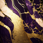 Amethyst Paradise Alcohol Ink Realism