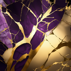 Amethyst Paradise Alcohol Ink Realism