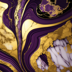 Amethyst Paradise Alcohol Ink Realism