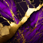 Amethyst Paradise Alcohol Ink Realism