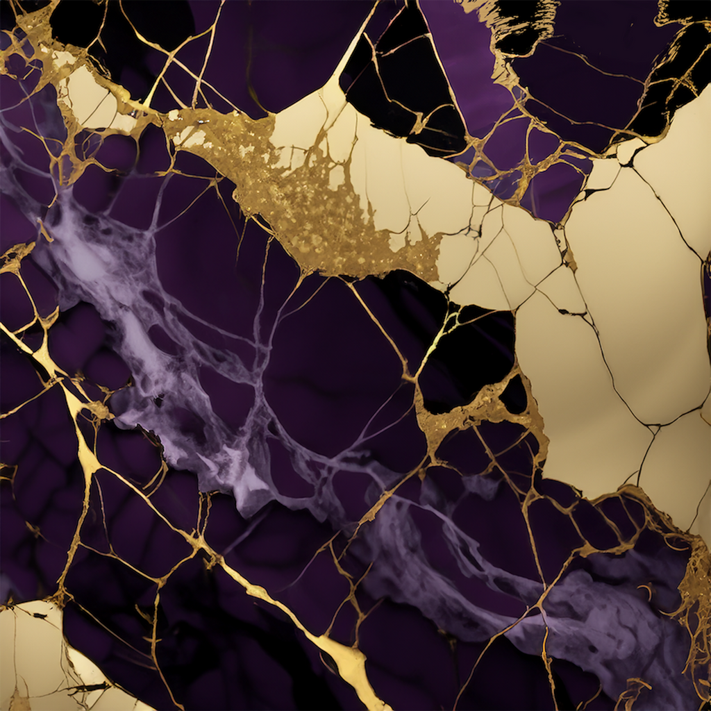 Amethyst Paradise Alcohol Ink Realism