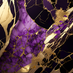 Amethyst Paradise Alcohol Ink Realism