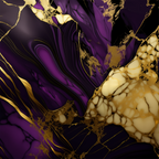 Amethyst Paradise Alcohol Ink Realism