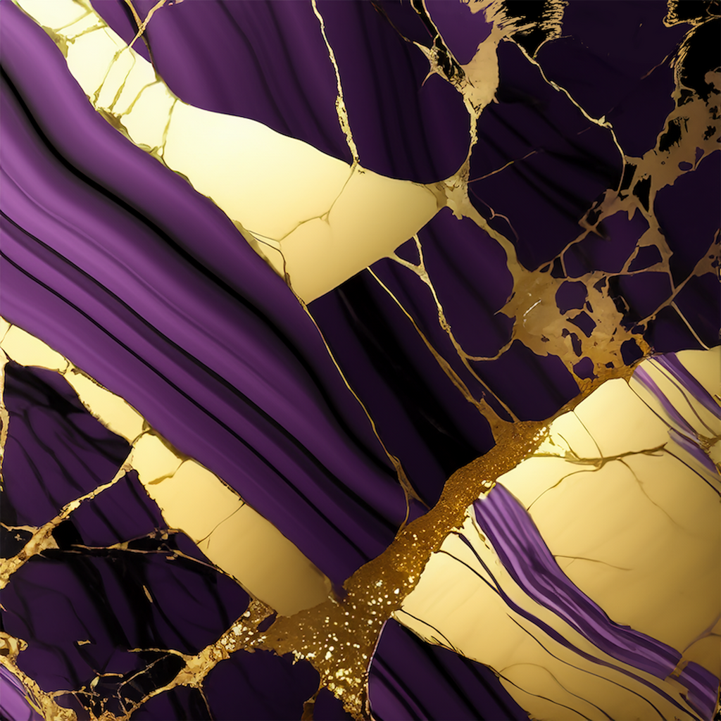 Amethyst Paradise Alcohol Ink Realism