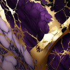 Amethyst Paradise Alcohol Ink Realism