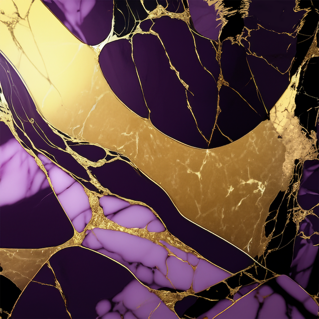 Amethyst Paradise Alcohol Ink Realism