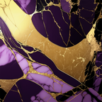 Amethyst Paradise Alcohol Ink Realism