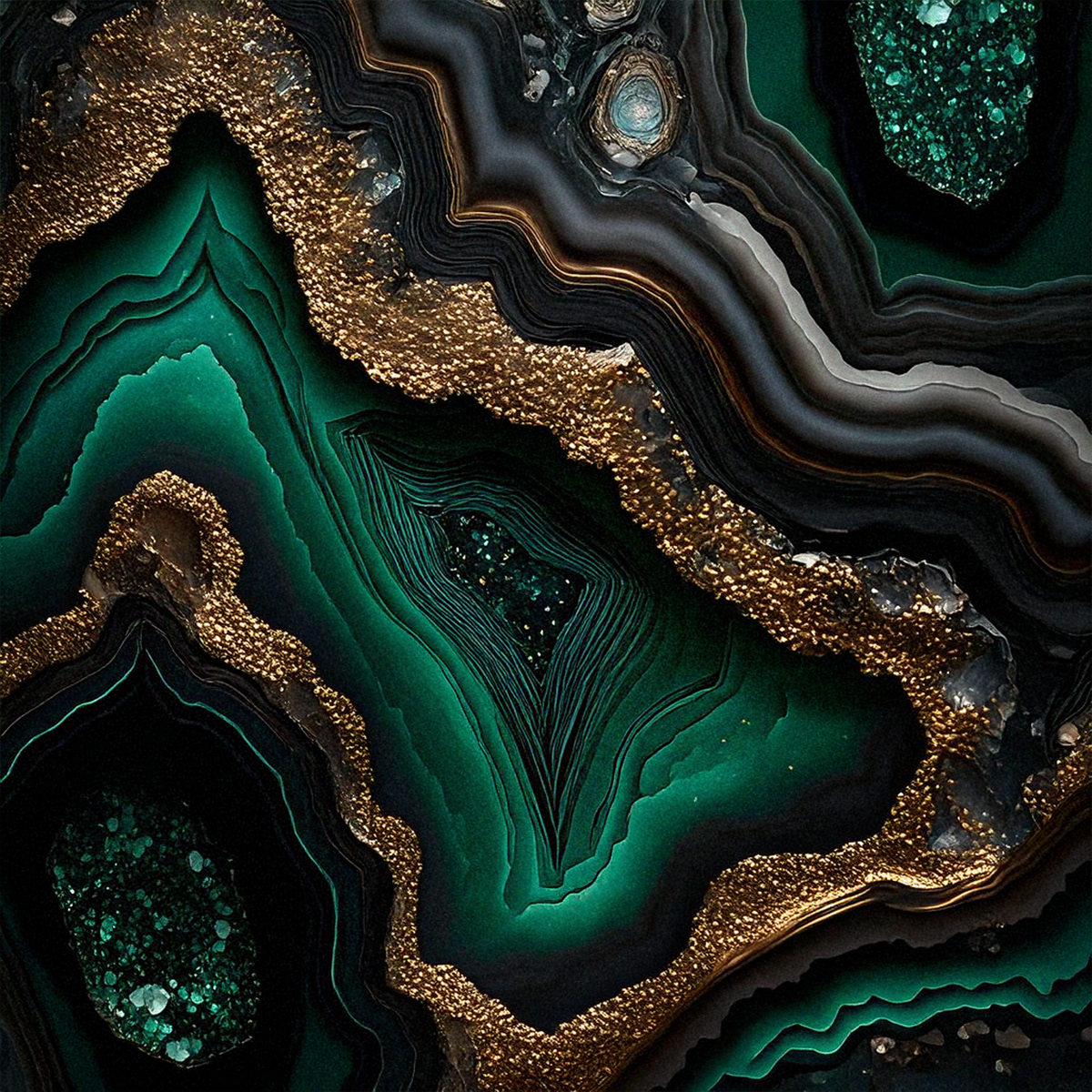 Geode Abyss Deep Abyss Geode Texture – Maria Armour Designs