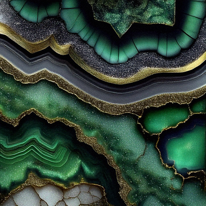 Forest Paradise Geode Texture