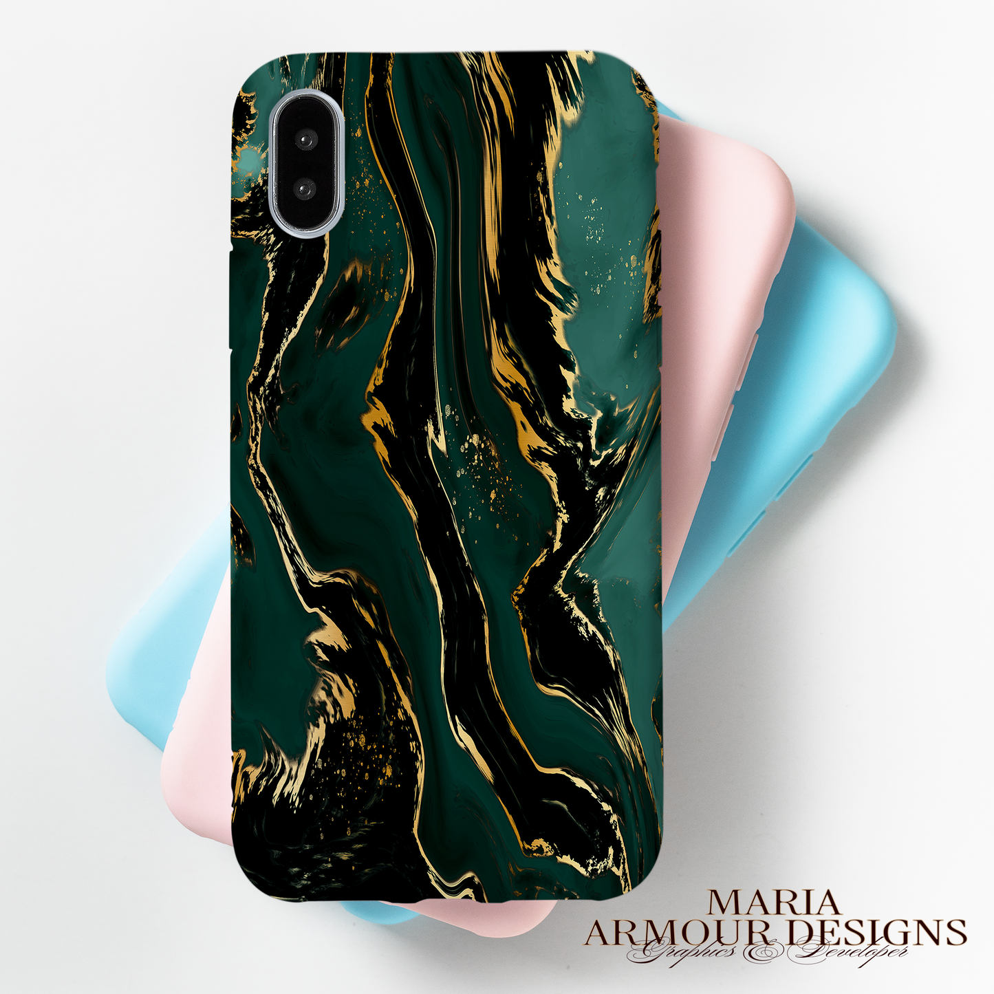 Emerald Paradise Alcohol Ink