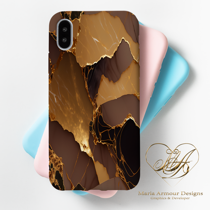 Chocolate Ruby Alcohol Ink Realism