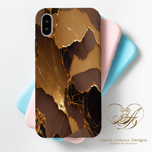 Chocolate Ruby Alcohol Ink Realism