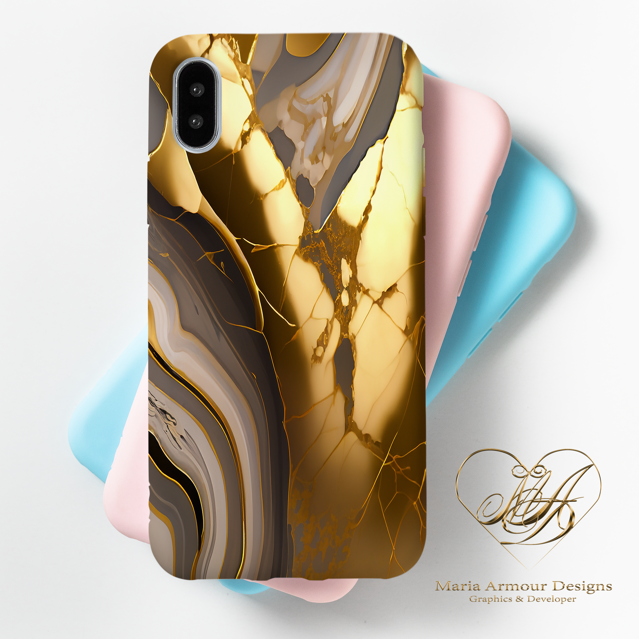 Grey Tundra Alcohol Ink Realism