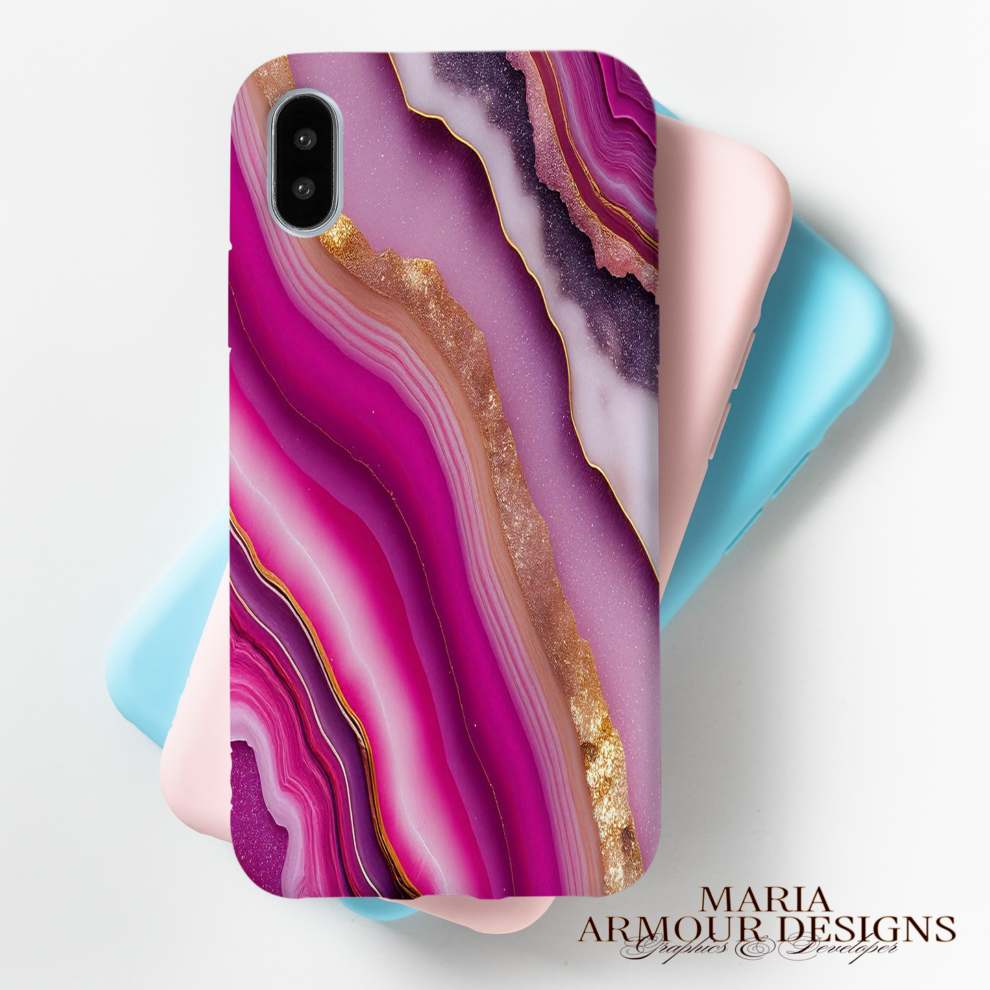 Princess Cut Geode Texture