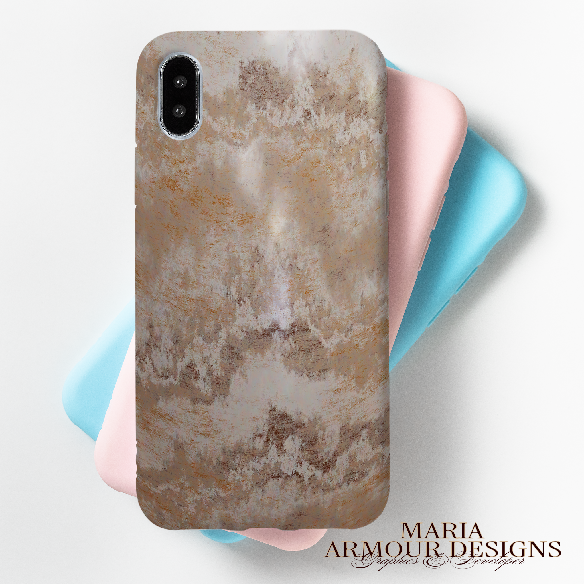 Desert Swirl Marble 3D Realism