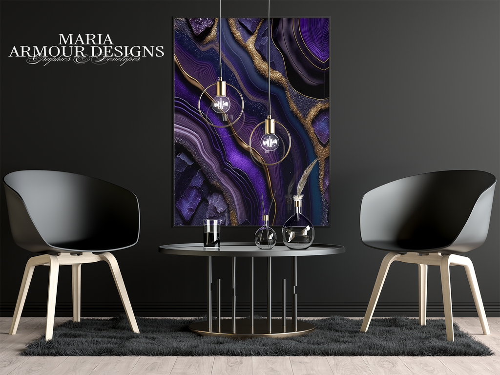 Amethyst Paradise Geode Texture