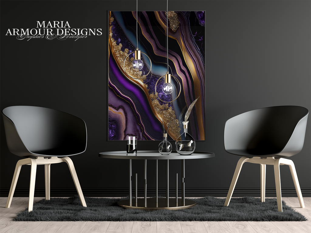 Amethyst Paradise Geode Texture