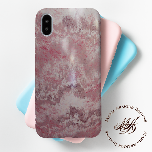 Dusty Rose Swirl Marble 3D Realism