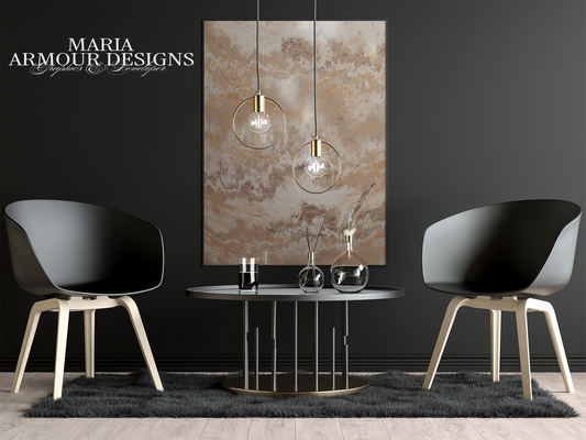 Desert Swirl Marble 3D Realism