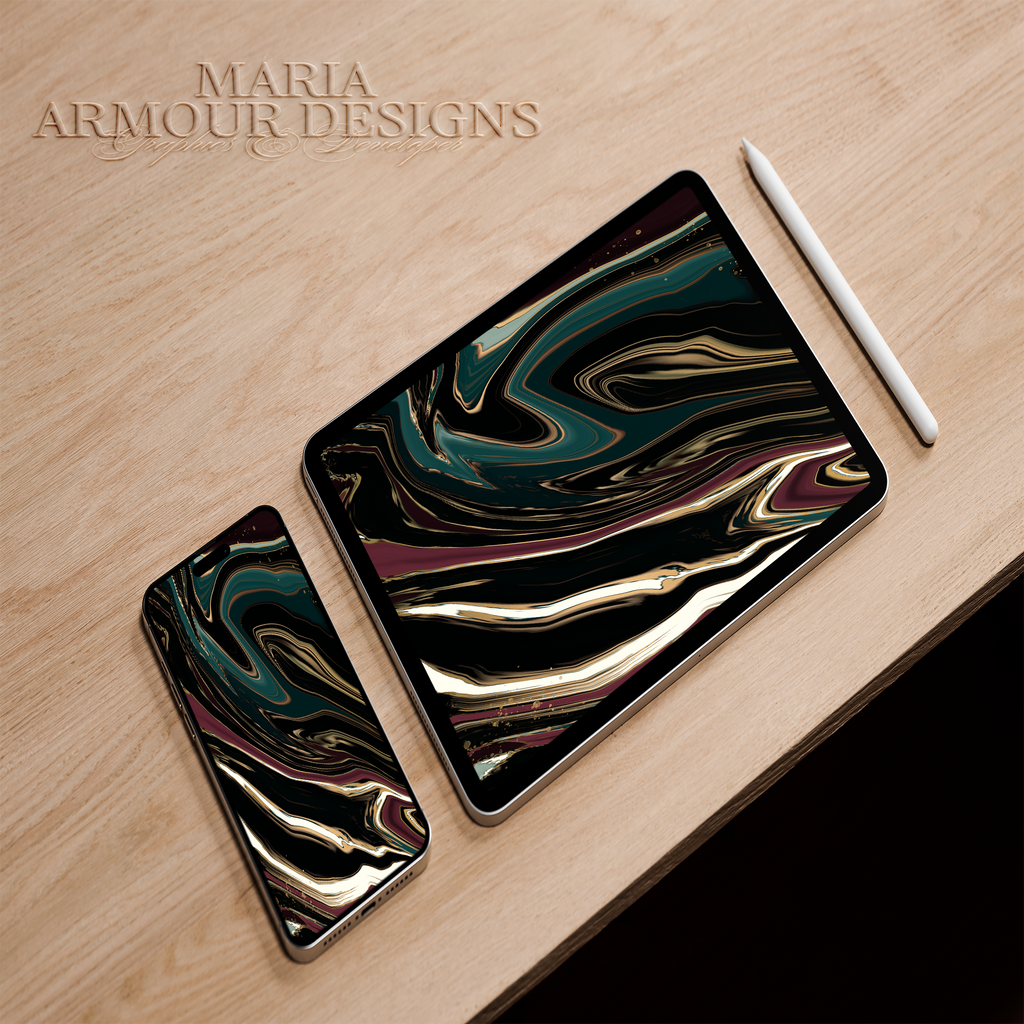 Serenity Paradise Alcohol Ink