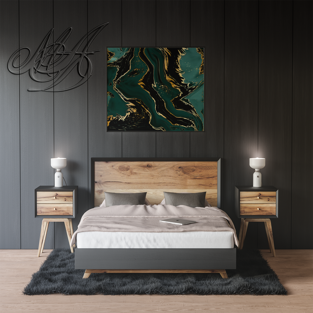 Emerald Paradise Alcohol Ink