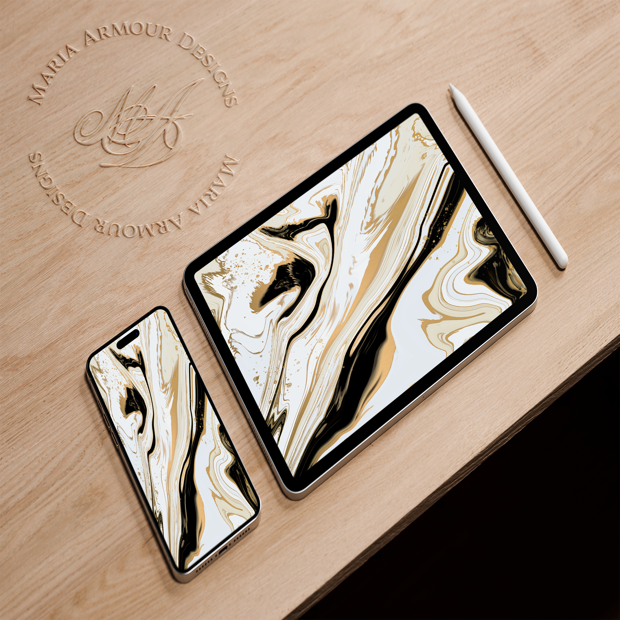 Cookies and Cream Paradise Alcohol Ink