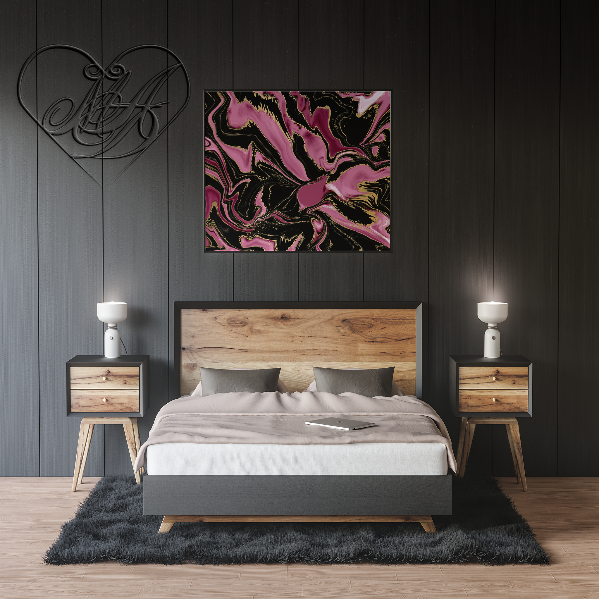 Princess Cut Paradise Alcohol Ink