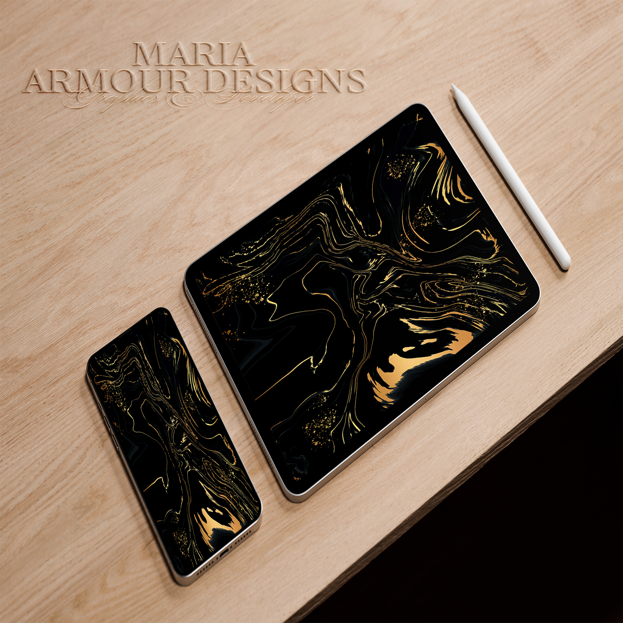 Black Desire Abyss Alcohol Ink