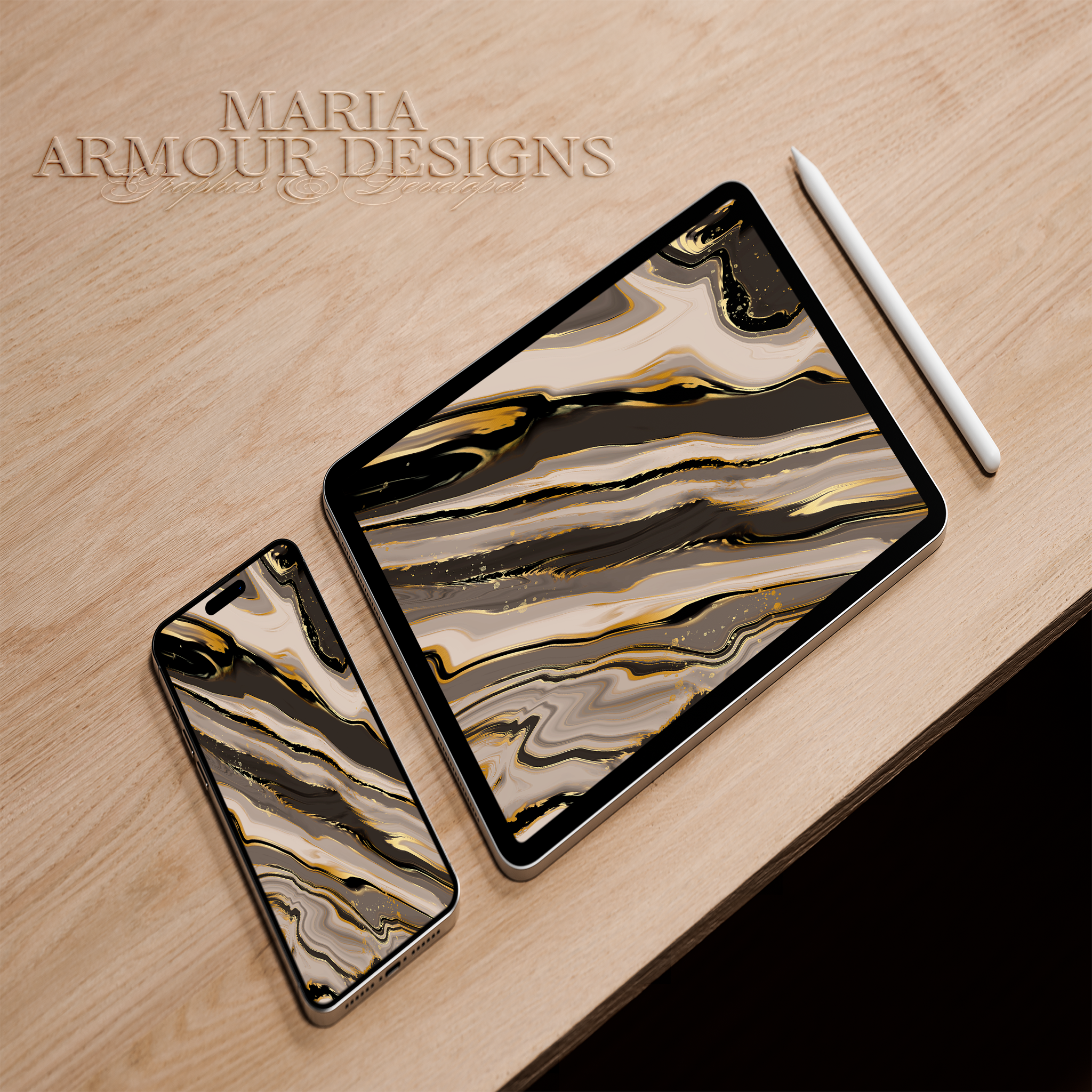 Grey Tundra Paradise Alcohol Ink