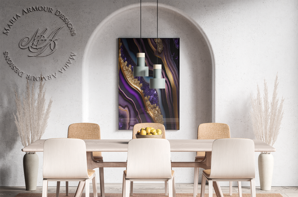 Amethyst Paradise Geode Texture