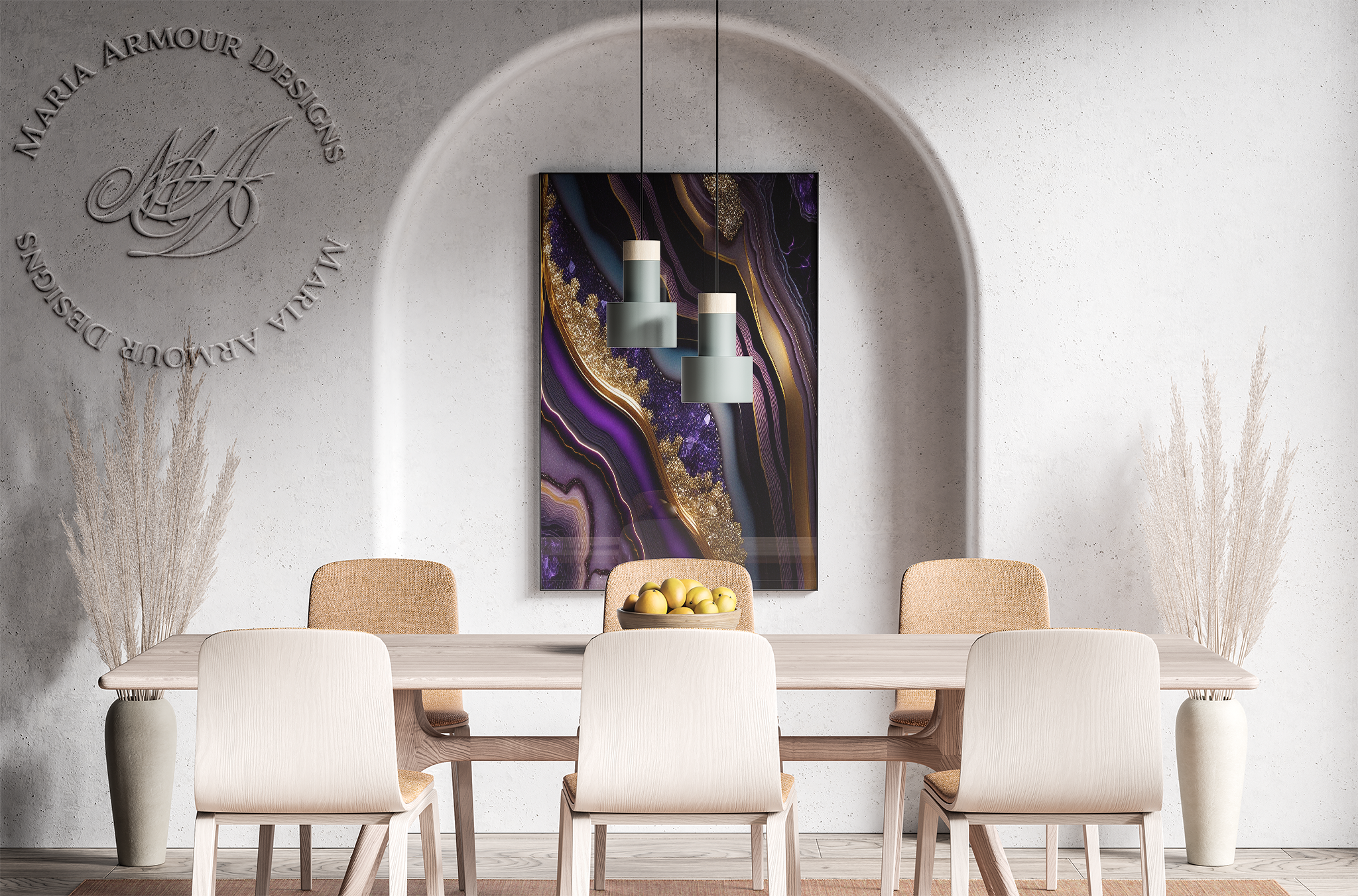 Amethyst Paradise Geode Texture