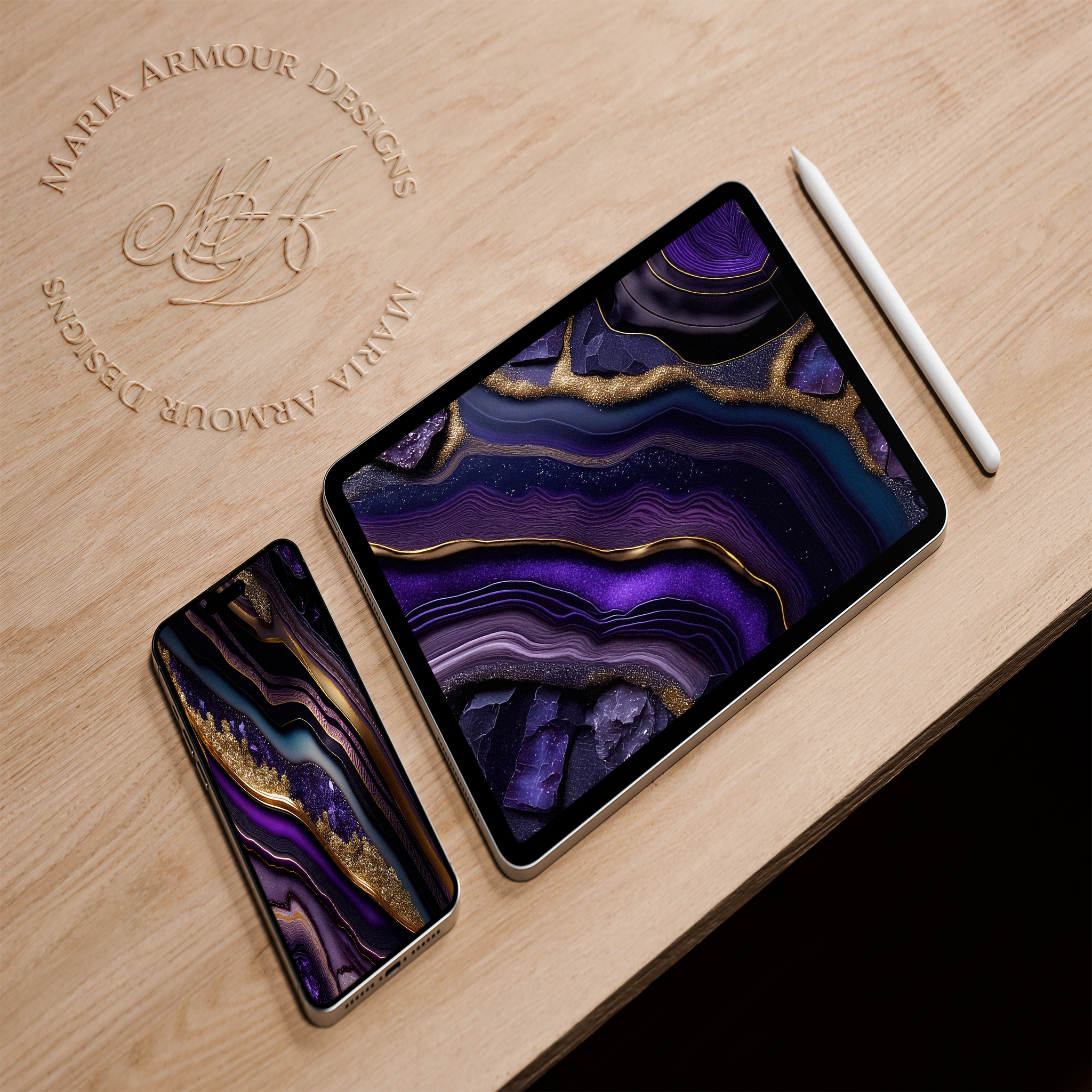 Amethyst Paradise Geode Texture