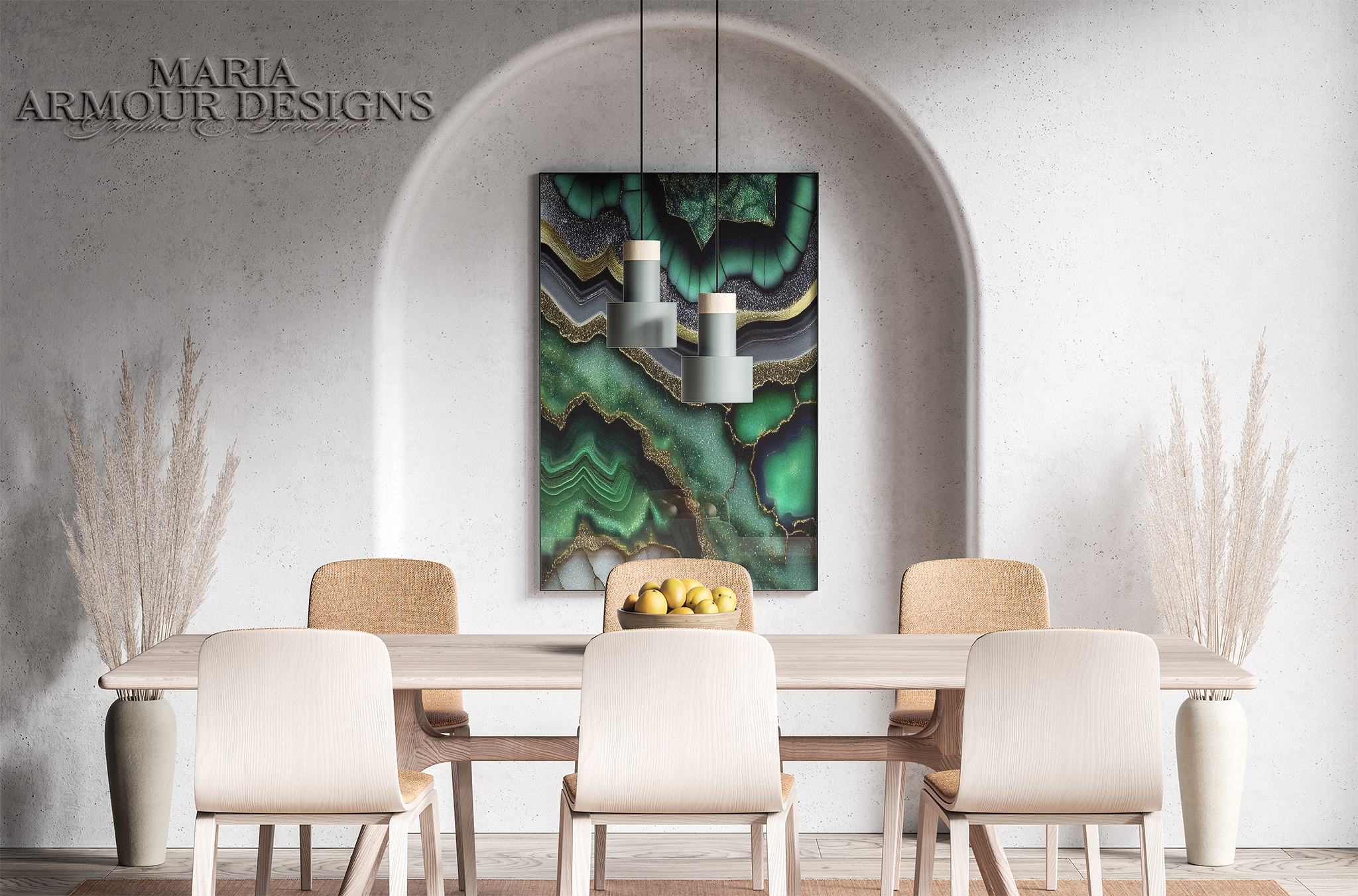 Forest Paradise Geode Texture