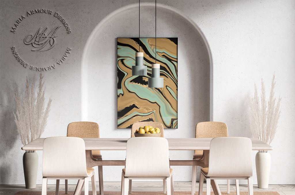 Rippling Waves Alcohol Ink