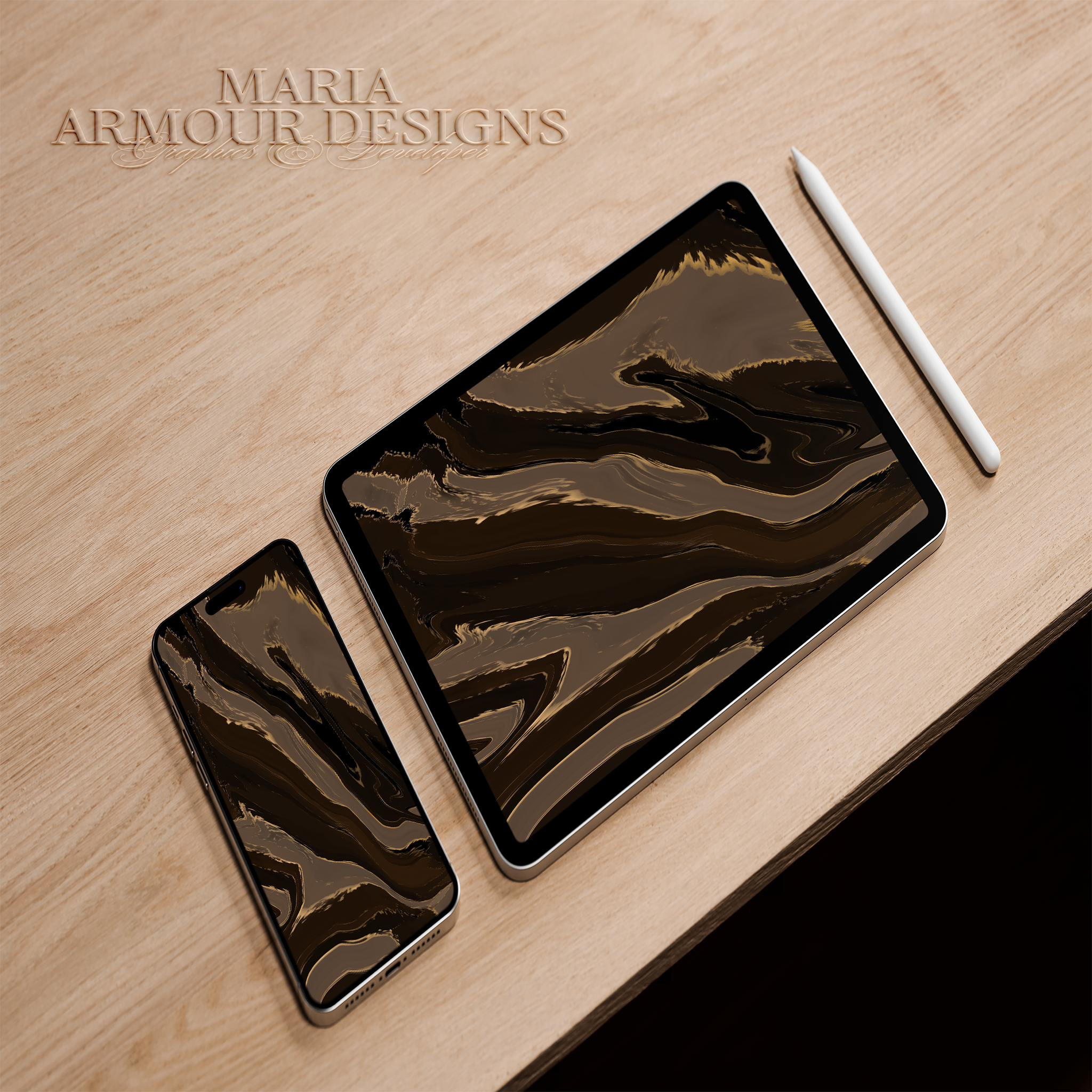 Chocolate Goodness Alcohol Ink