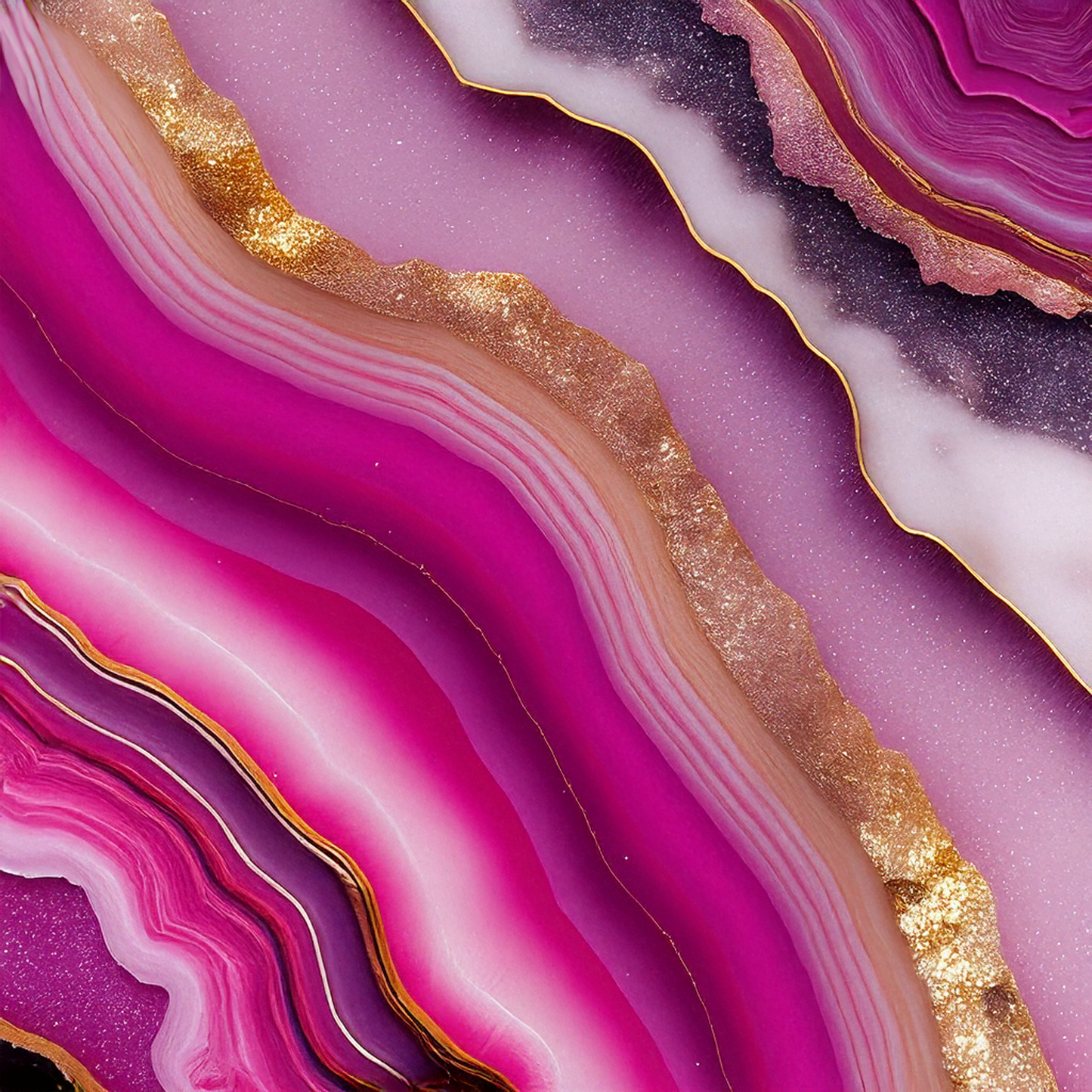 Princess Cut Geode Texture