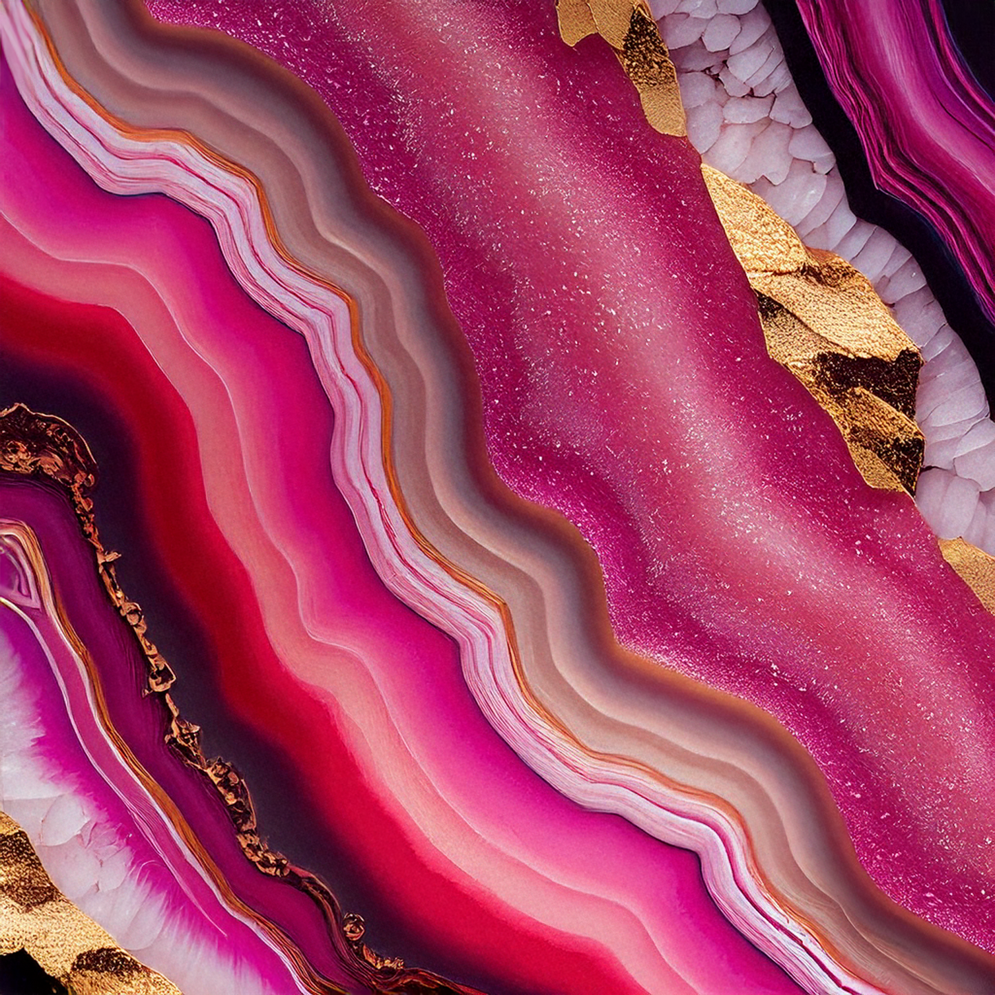 Princess Cut Geode Texture
